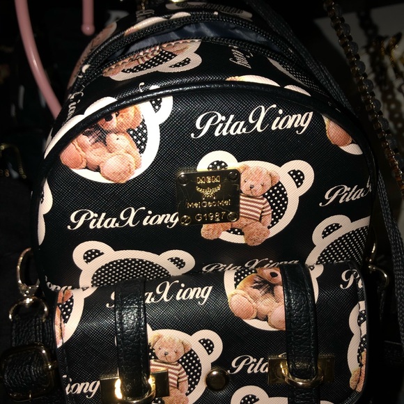 Designer Teddy Mini Backpack - Picture 3 of 10